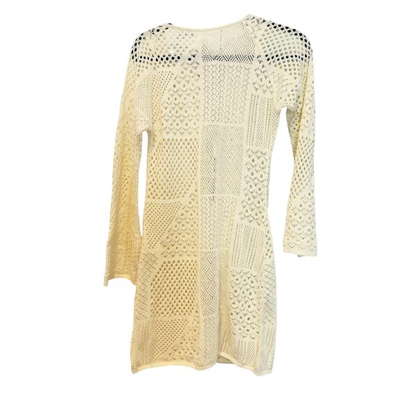 Capittana Women's Hope Crochet Swim Cove Up Dress Ivory Size Medium NWT - Picture 5 of 12